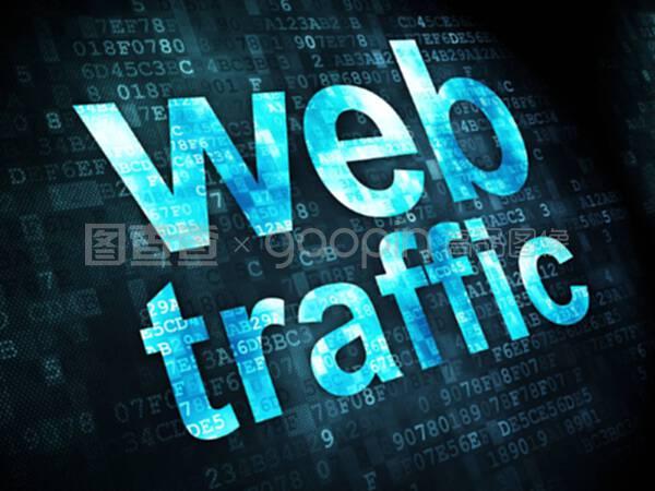 基于數字背景的seo網絡開發概念網絡流量